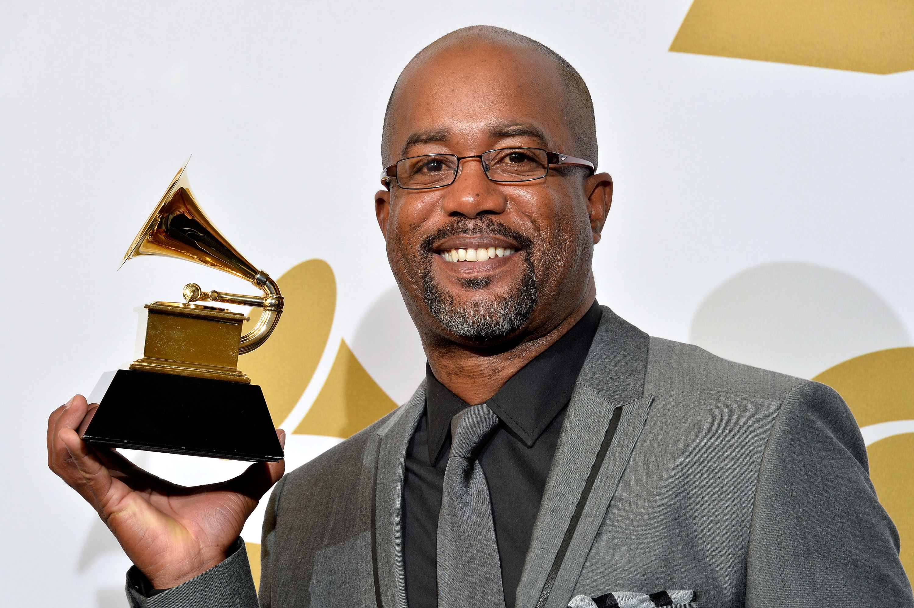 LOS ANGELES, CA - JANUARY 26:  Singer Darius Rucker, winner of Best Country Solo Performance for