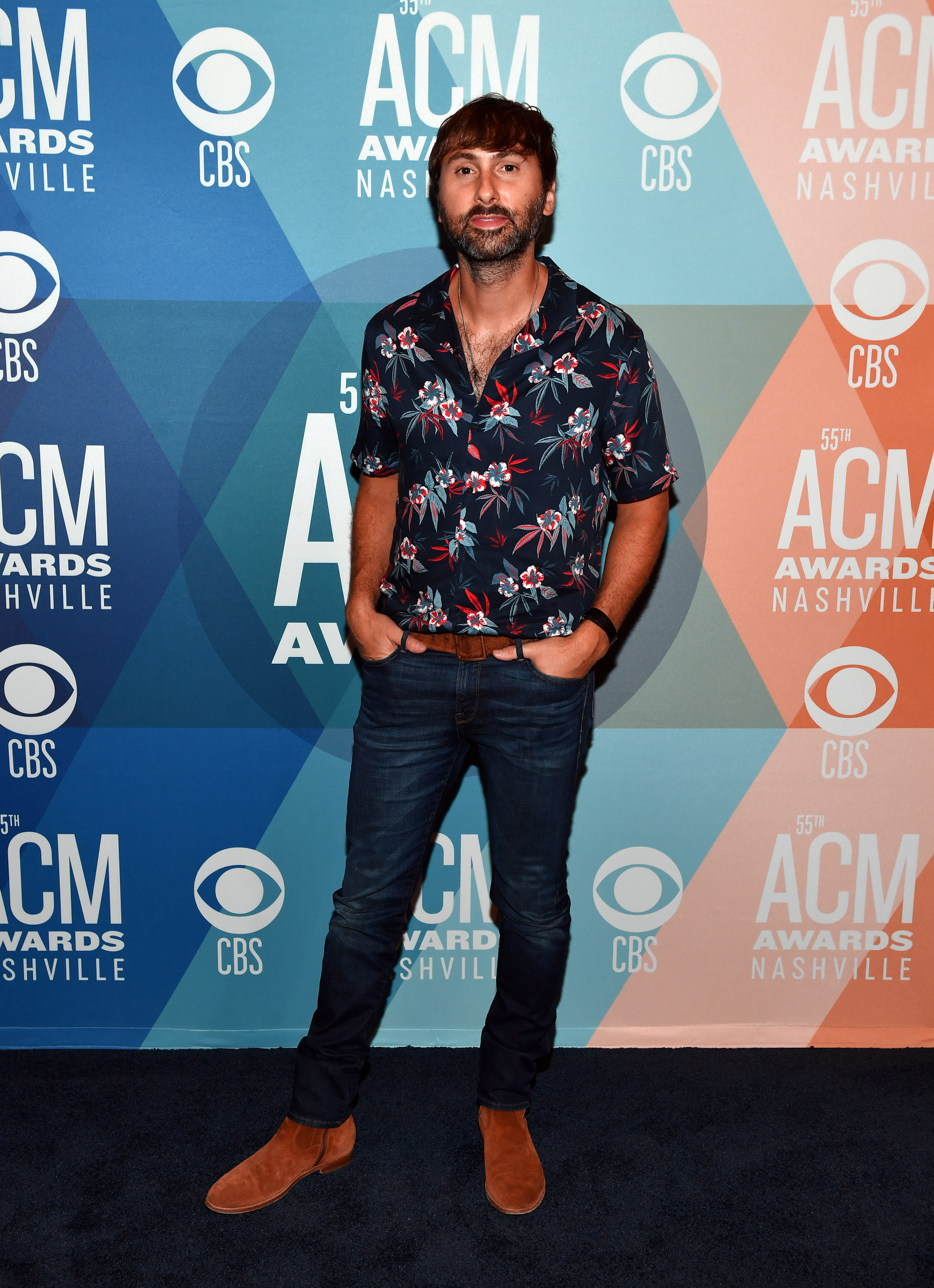 NASHVILLE, TENNESSEE - SEPTEMBER 15: Dave Haywood of Lady A attends virtual radio row during the 55th Academy of Country Music Awards at Gaylord Opryland Resort & Convention Center on September 15, 2020 in Nashville, Tennessee. (Photo by Jason Davis/Getty Images for ACM)