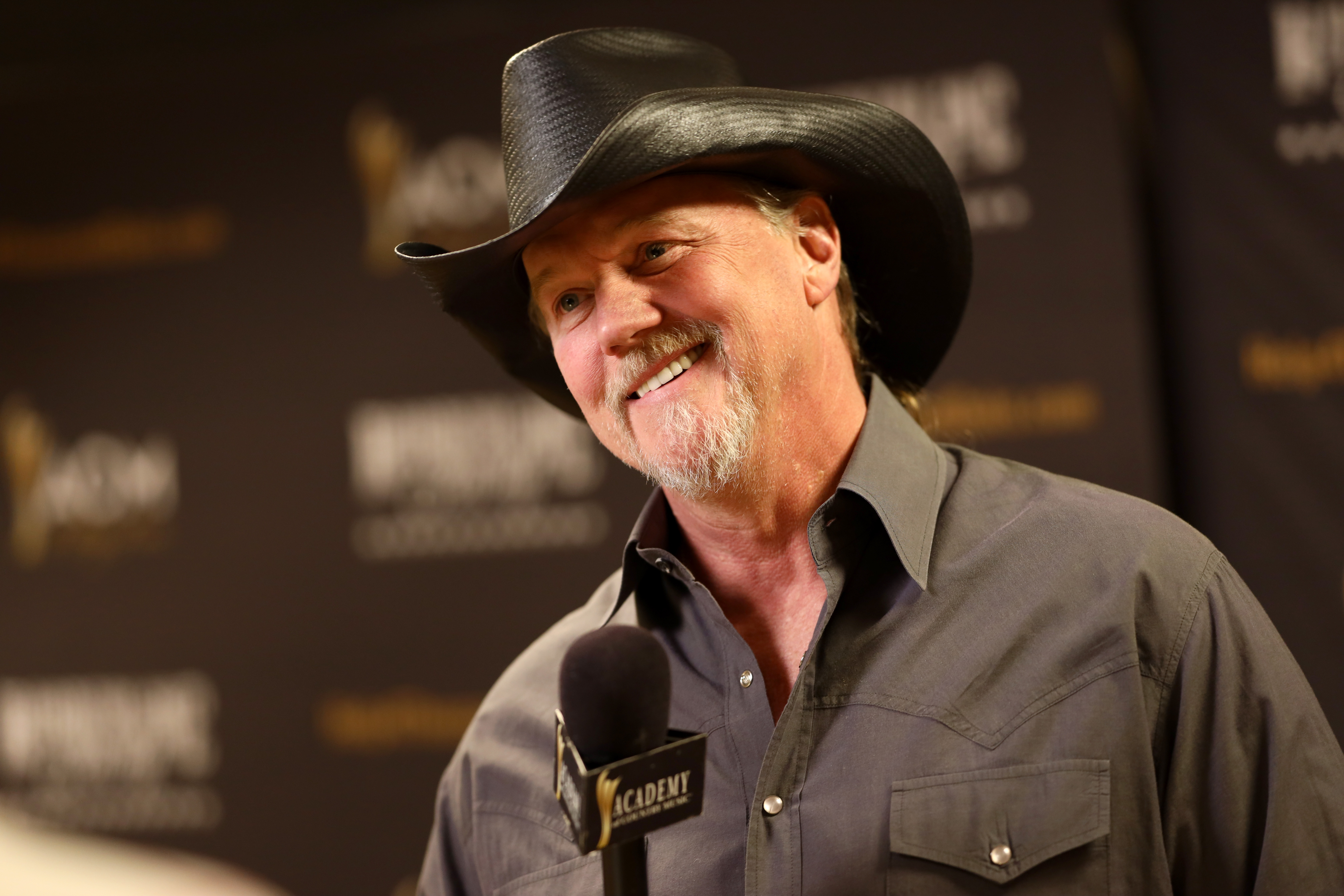 THOUSAND OAKS, CA - FEBRUARY 11:  Trace Adkins poses in the press room during ACM Lifting Lives Presents: Borderline Strong Concert at Thousand Oaks Civic Arts Plaza on February 11, 2019 in Thousand Oaks, California.  (Photo by Rich Polk/Getty Images for Academy of Country Music)