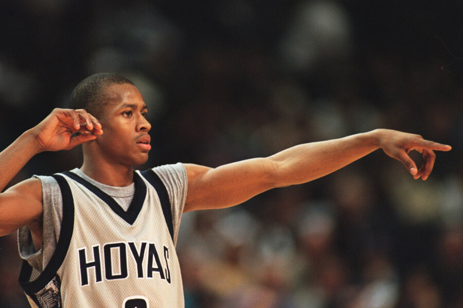 allen iverson at gerogetown university