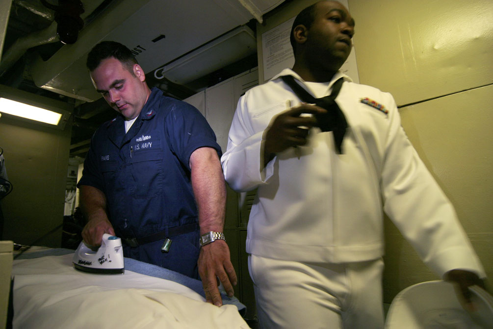 ironing navy