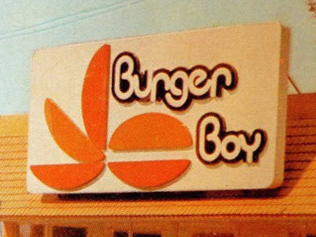 Exterior sign for Burger Boy