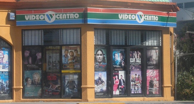 Exterior of a VideoCentro store