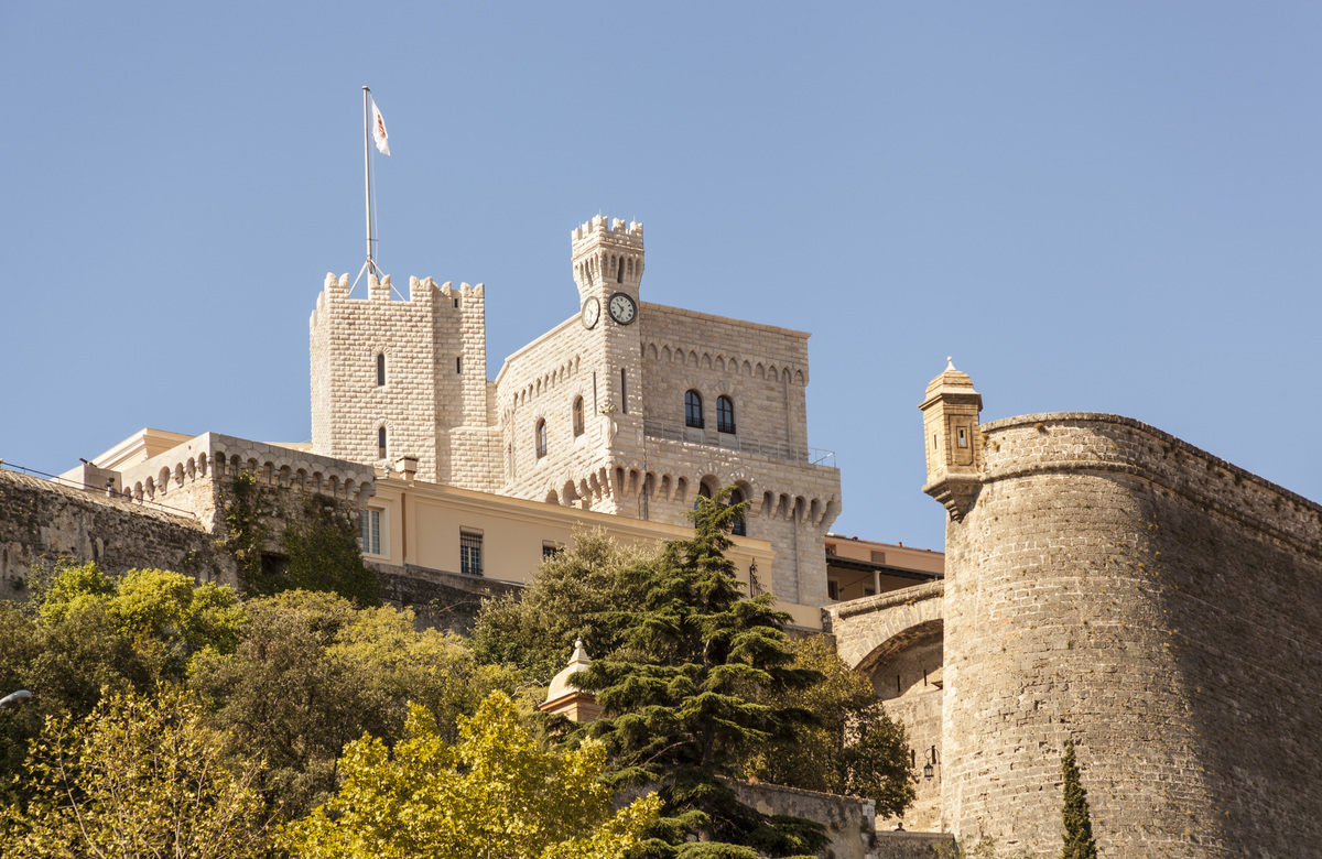 Princeês Palace, Palais Princier, Monaco-Ville, Monaco, Cote DêAzur, France