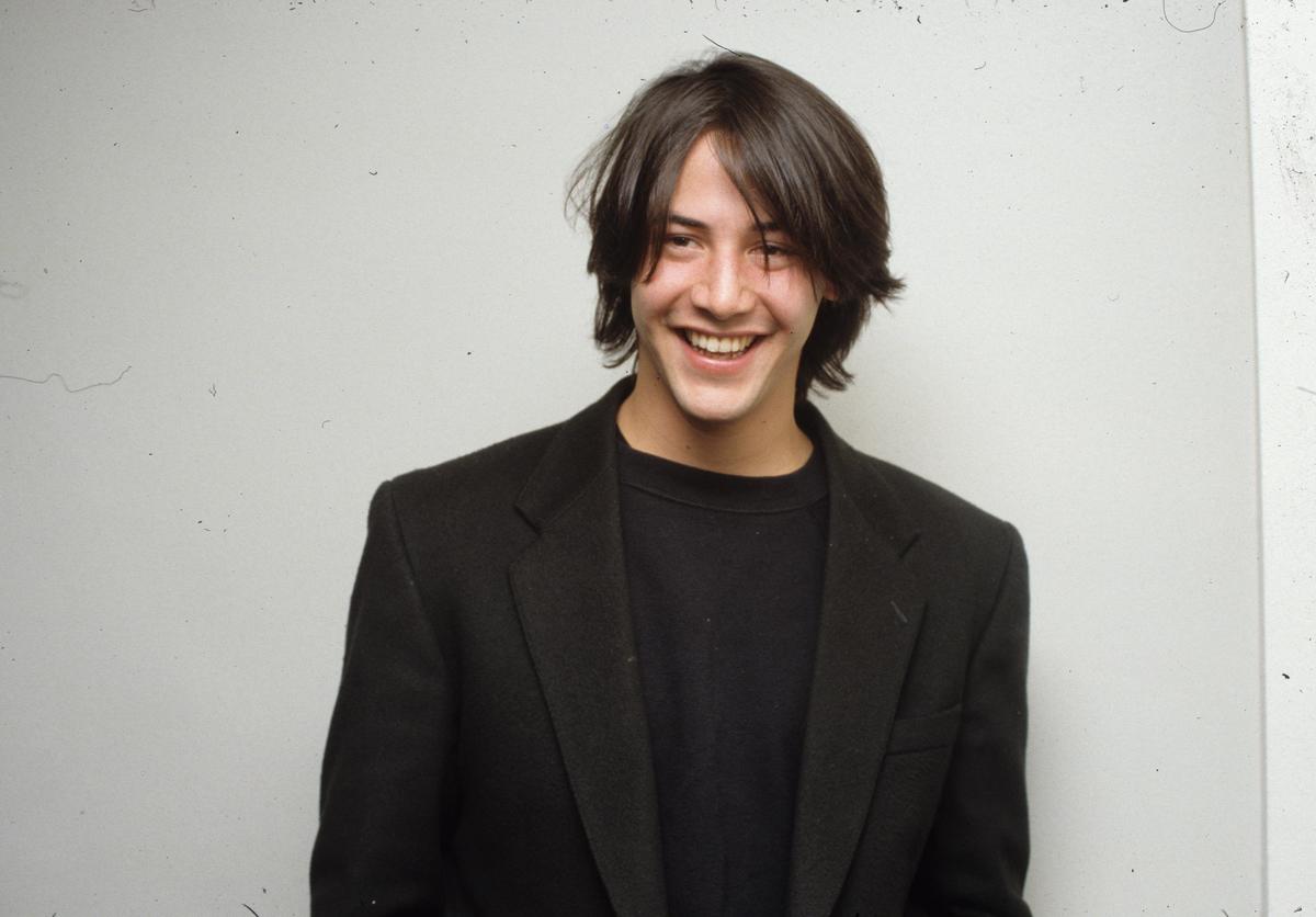 Keanu Reeves fresh faced