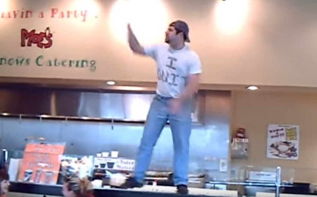 A manager quit by dancing on the counter at Moe's