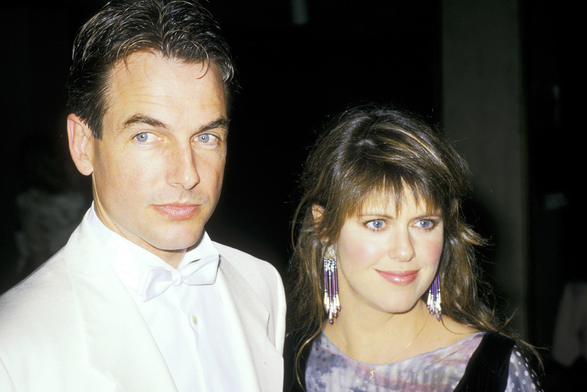 pam dawber and mark harmon in 1988