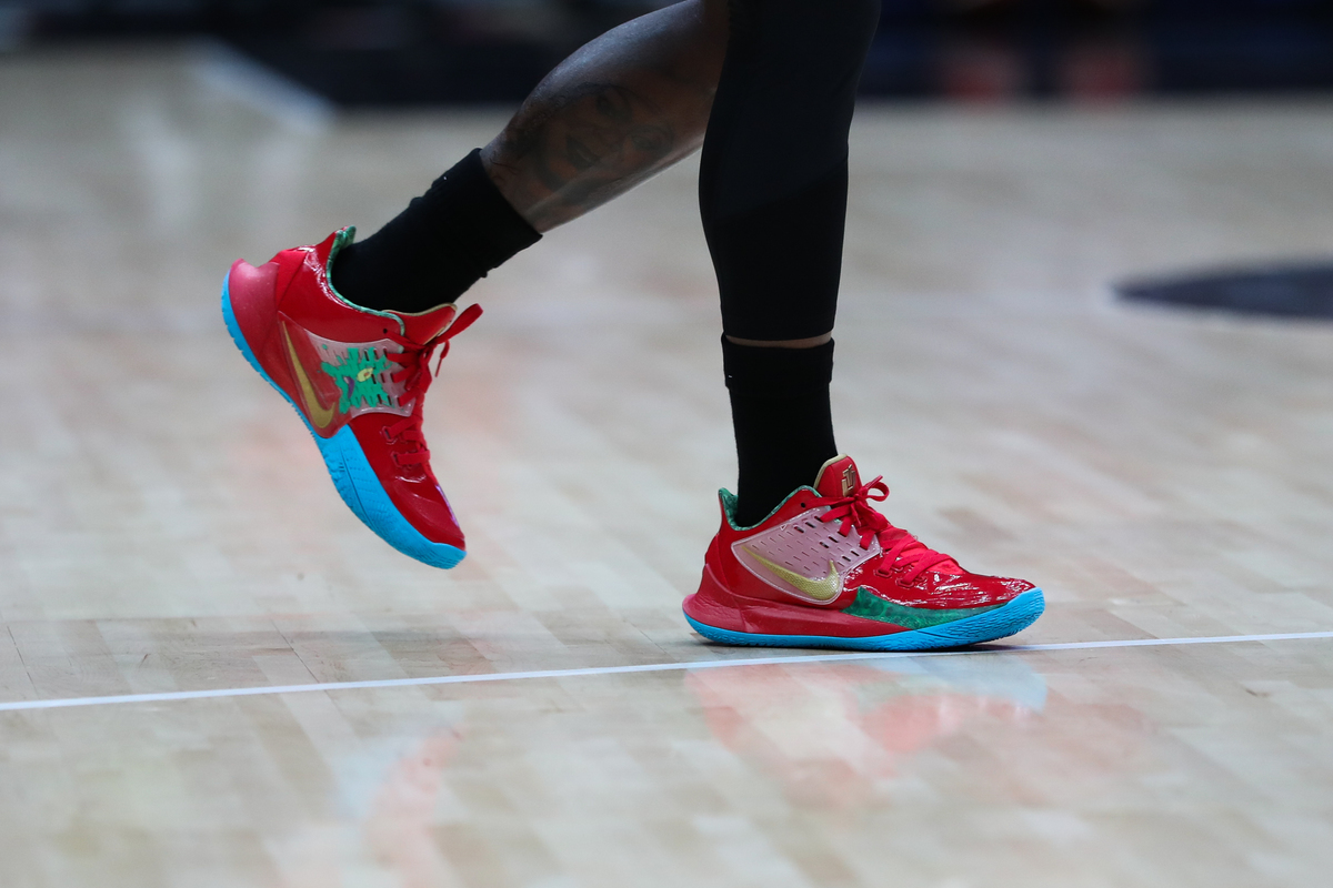 shoes on the court