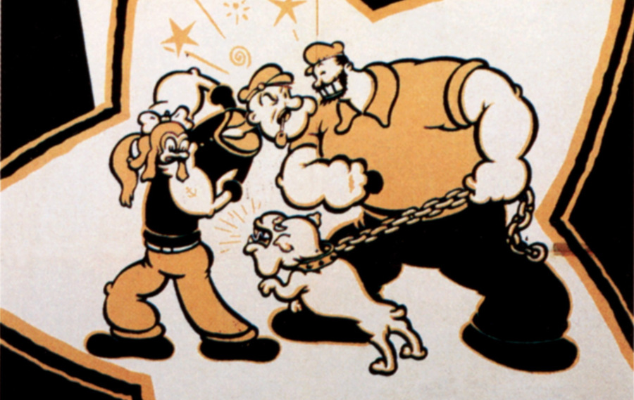 Poster for a 'Popeye' film