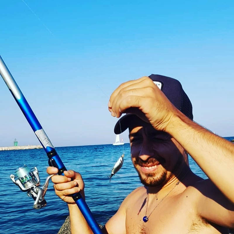 no bigger than a minnow in a fishing pond 