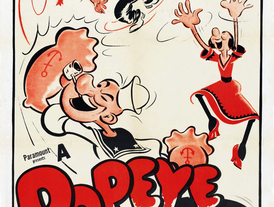 Movie poster for a 'Popeye' film