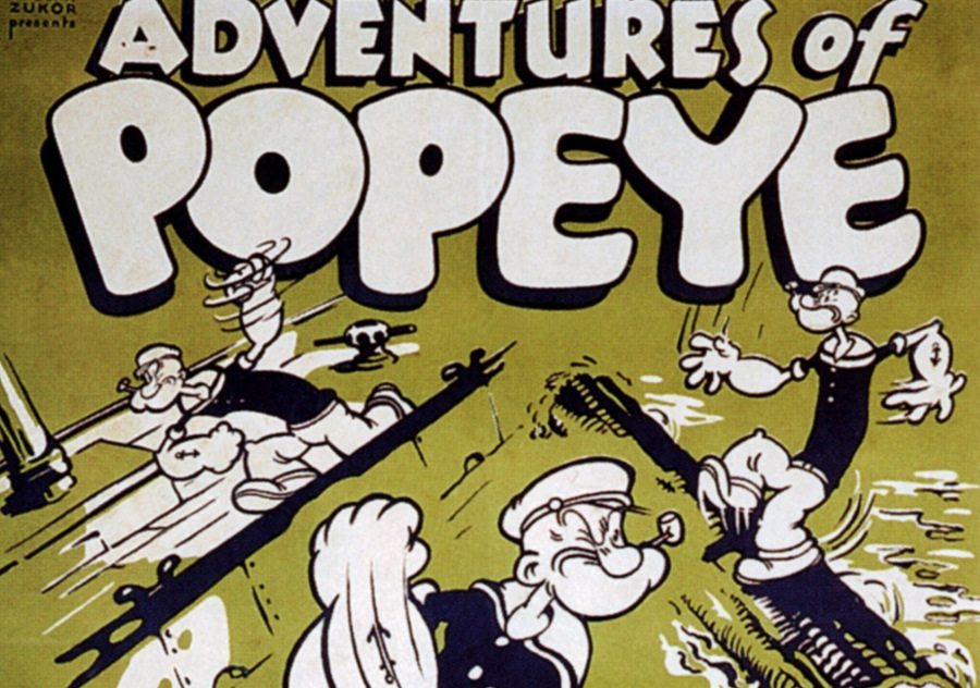 Movie poster for 'Adventures of Popeye'
