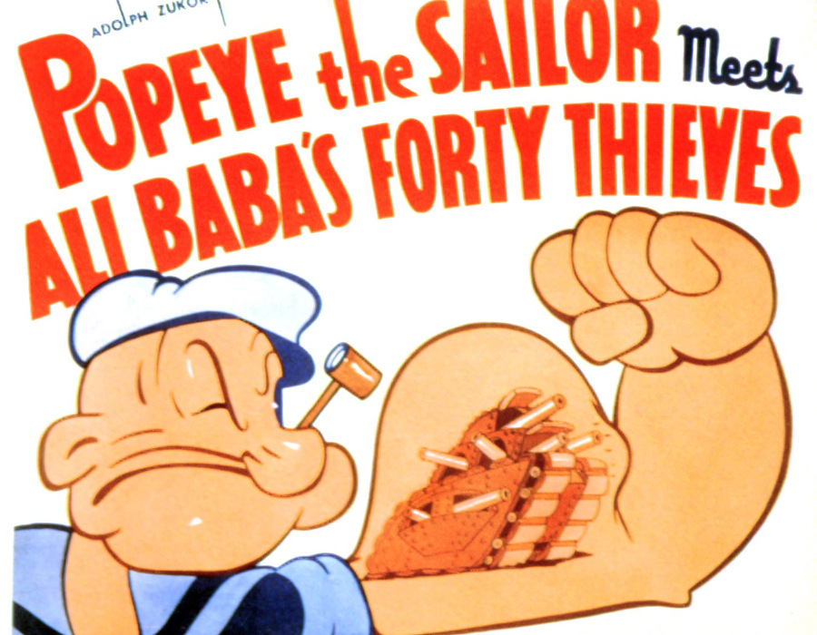 Poster for a 'Popeye' film