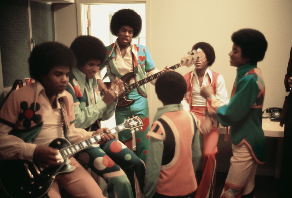 The band warming up at Inglewood Forum