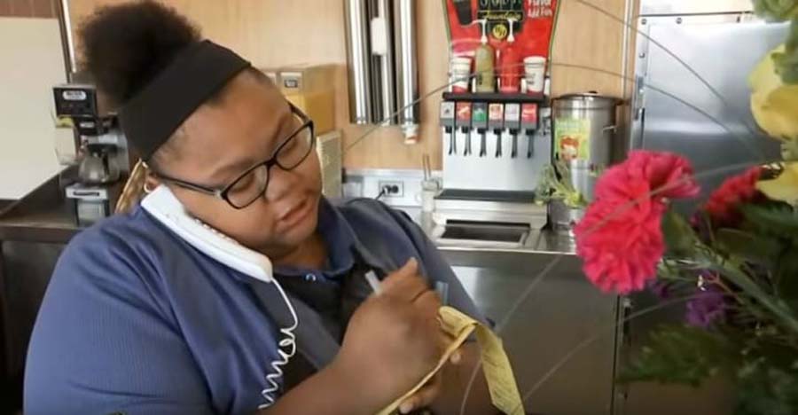 taking a telephone order