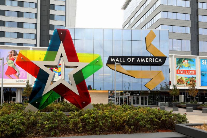 the outside view of the mall of america