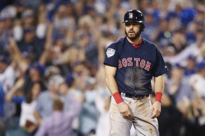 Ian Kinsler playing for Boston 