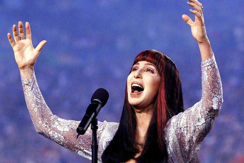 Cher sings the 
