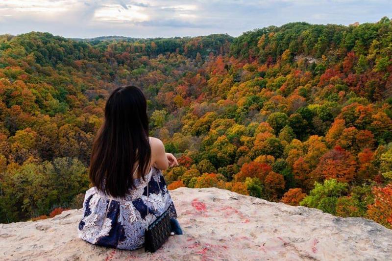 beautiful hiking view