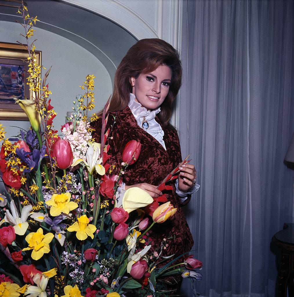 American acterss Raquel Welch...fast becoming considered the film star with the mostest