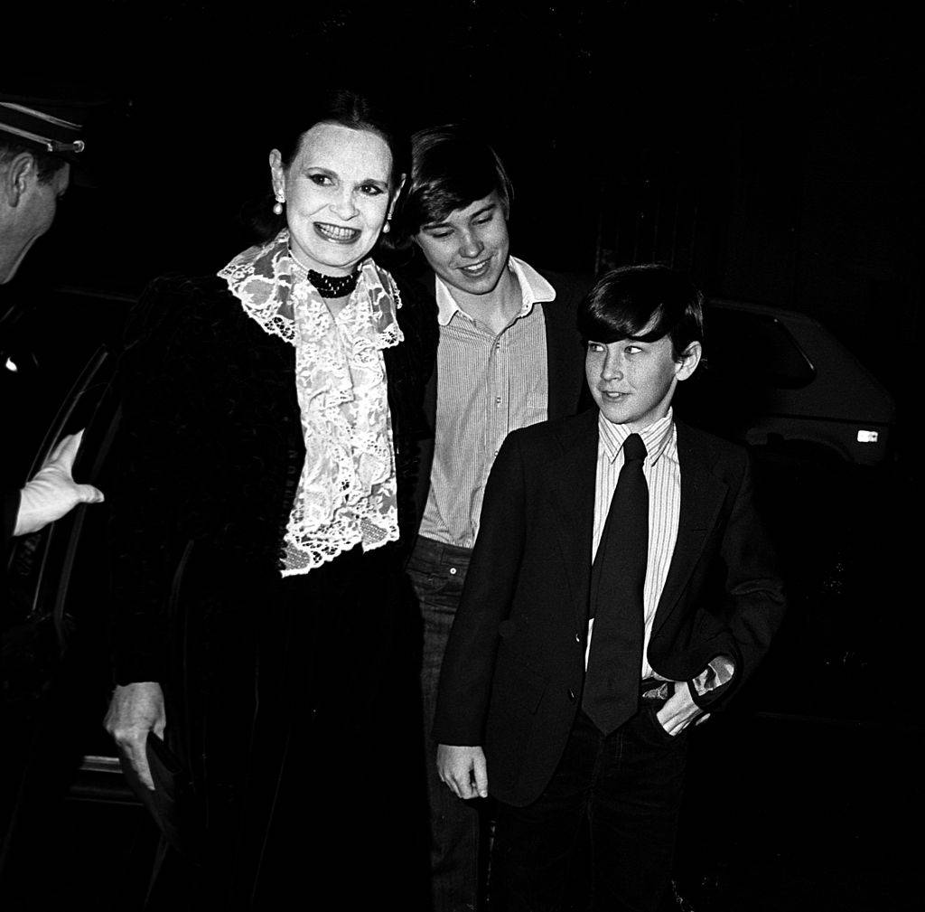 cooper with his mom and brother