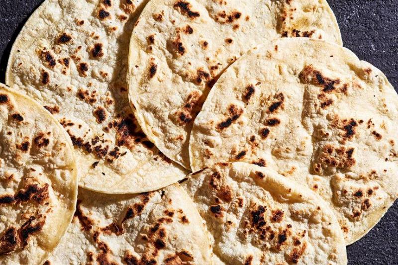 Corn tortillas photographed for Voraciously at The Washington Post