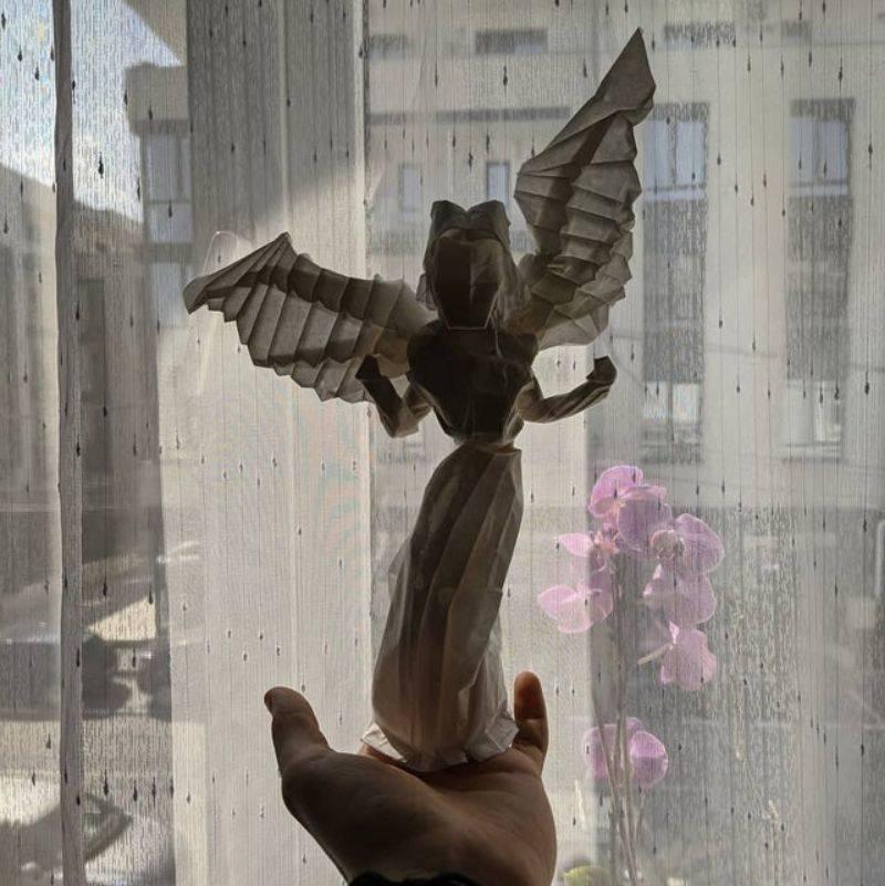 an origami angel 