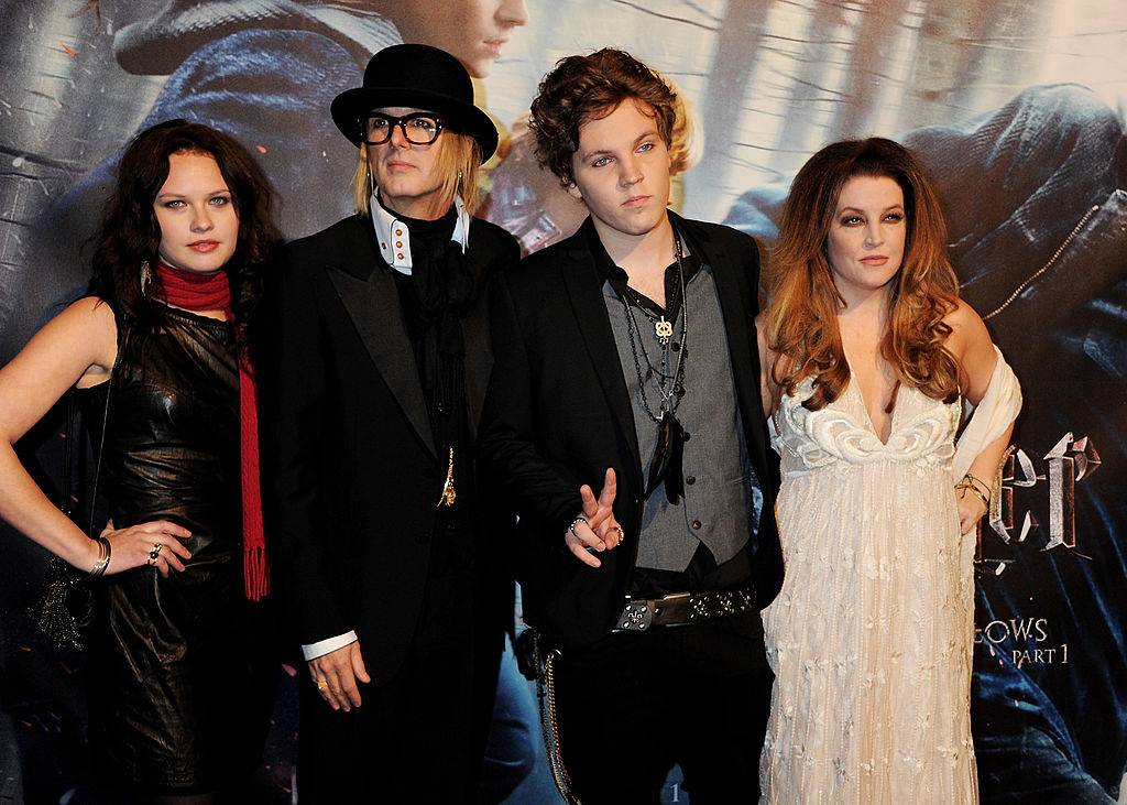 Guest, Michael Lockwood, Ben Keough and Lisa Marie Presley
