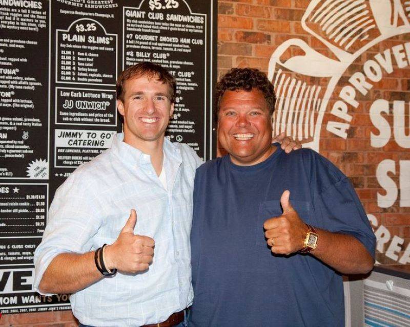 Drew Brees Bought Jimmy Johns To Relive His College Days