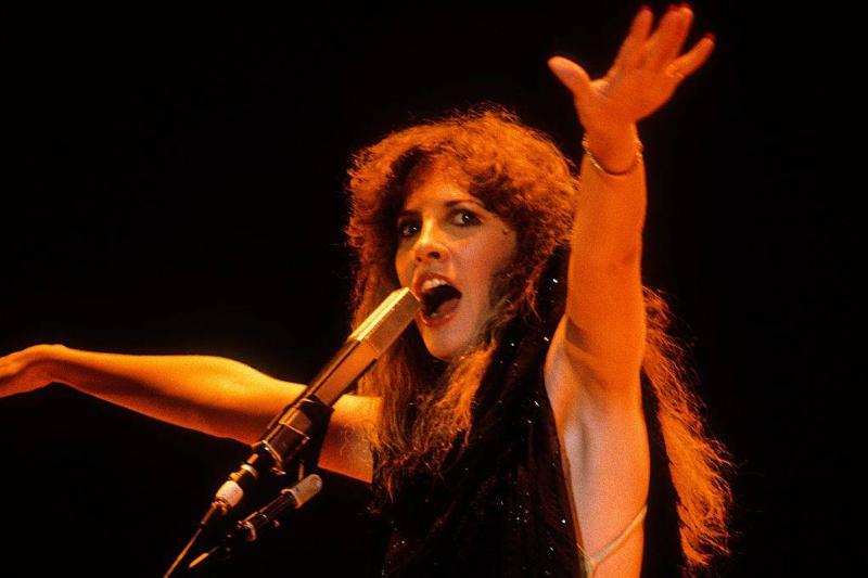 Stevie Nicks performs with Fleetwood Mac at the Cow Palace in December 1979