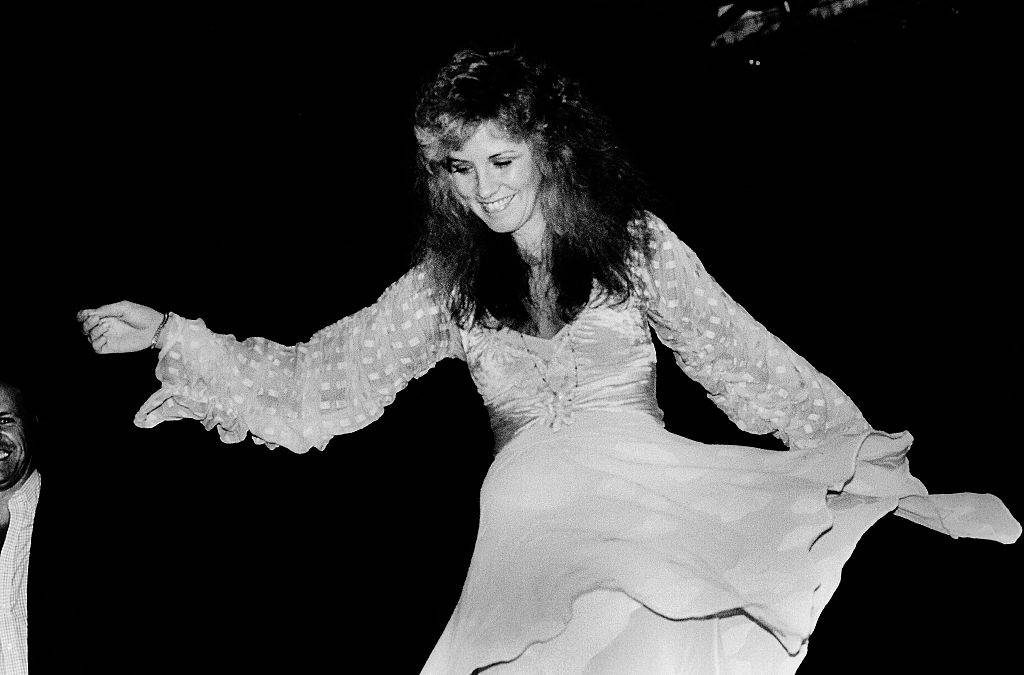 American musician Stevie Nicks attends a Warner Brothers Records event, Chicago, Illinois, July 29, 1981.