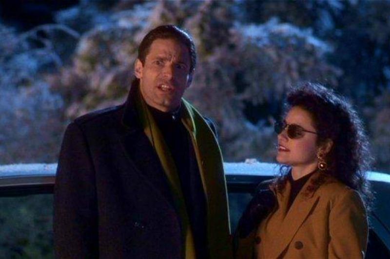 Julia Louis-Dreyfus appears on the left in Christmas Vacation.