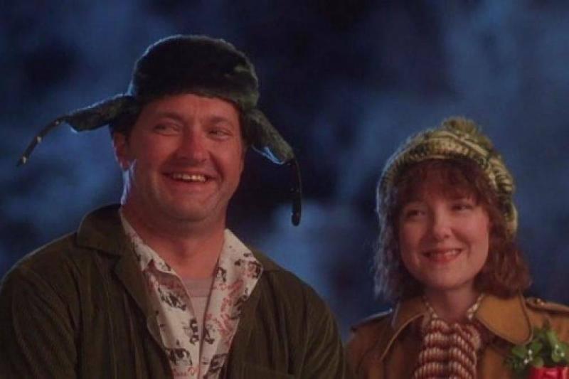 Cousin Catherine appears next to Eddie in Christmas Vacation.