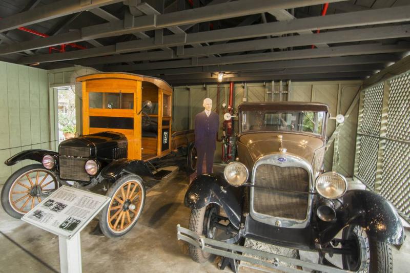 Henry Ford automobile and Ford home and museum in Ft Myers Florida