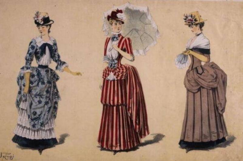 Bustles Were Meant To Emphasize Women's Back Ends