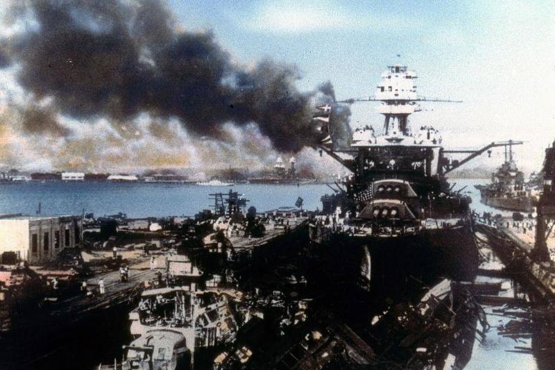 Civilian George Walters Helped Protect The USS Pennsylvania Using A Huge Crane