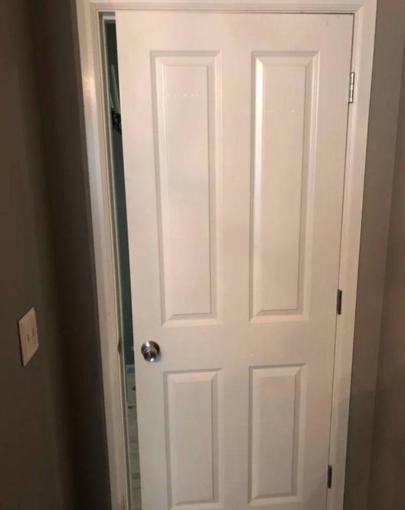 door is two inches too small for door frame