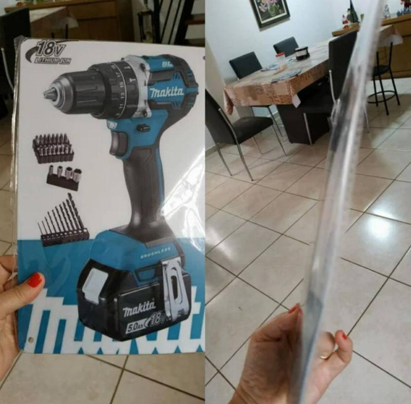 person holding packaging of a 