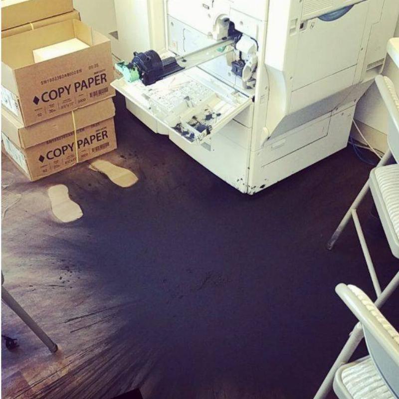 exploded printer ink