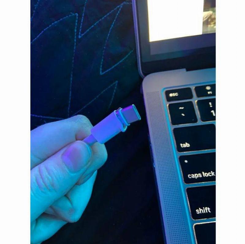 broken charging cable