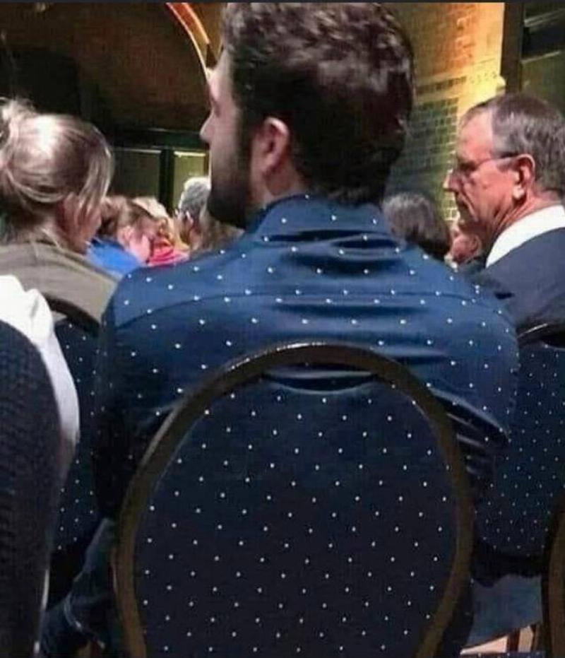 shirt matches chair
