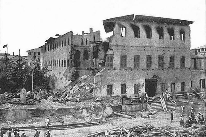 Picture of destroyed building 