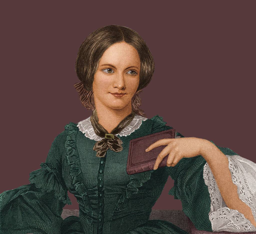 Portrait of the writer Charlotte Brontë
