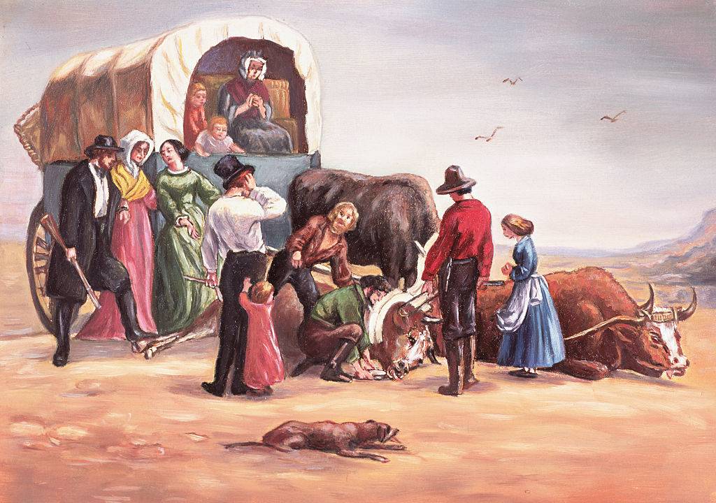 Picture of the Donner Party 