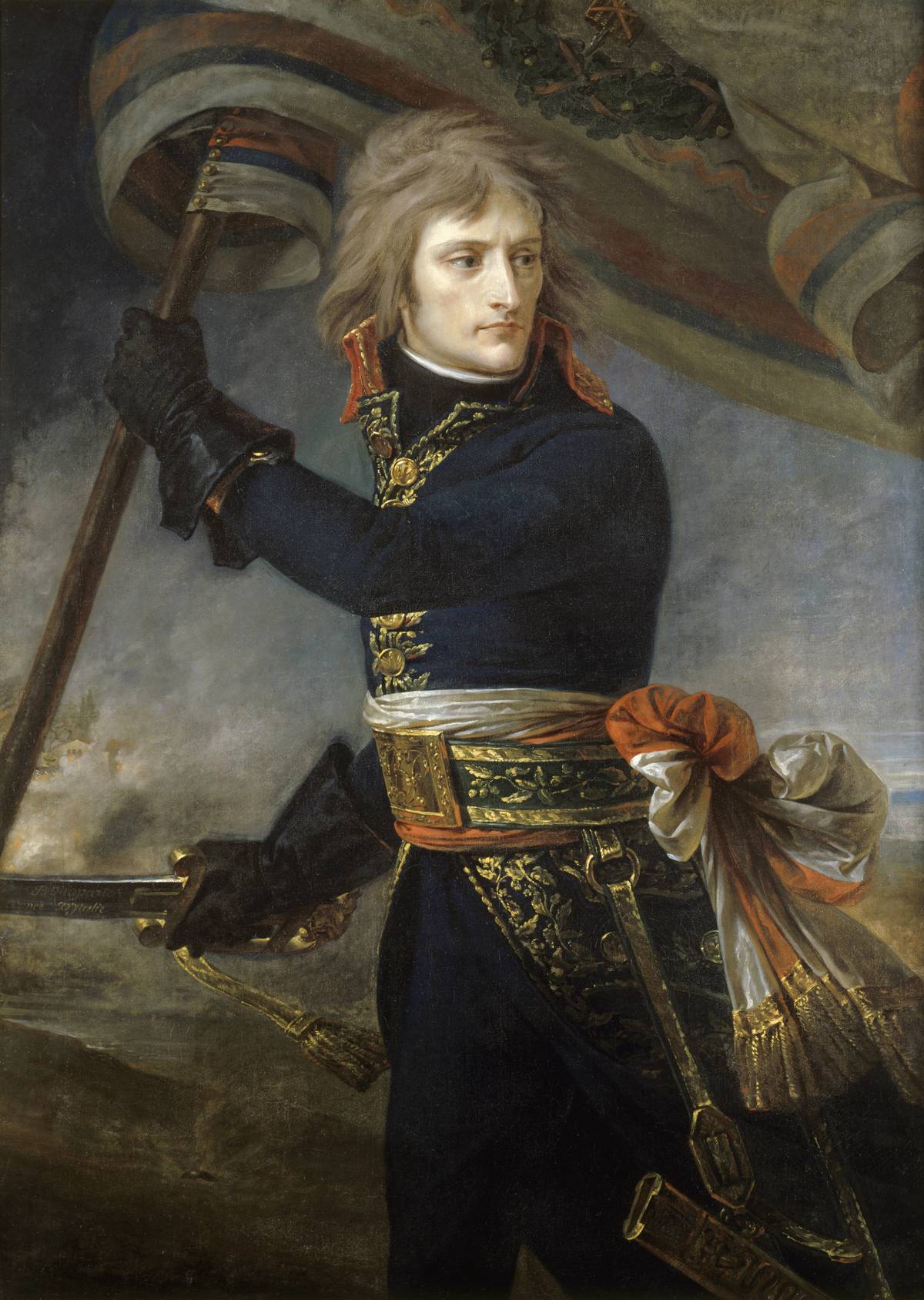 General Napoleon Bonaparte on the Bridge at Arcole by Antoine-Jean Gros