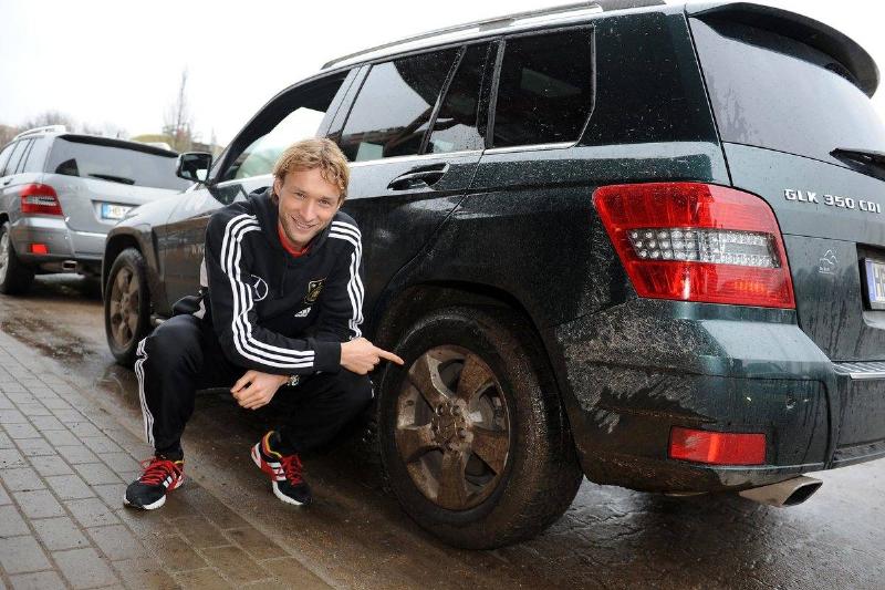 German National Team Visit Mercedes-Benz Factory And Offroad Track