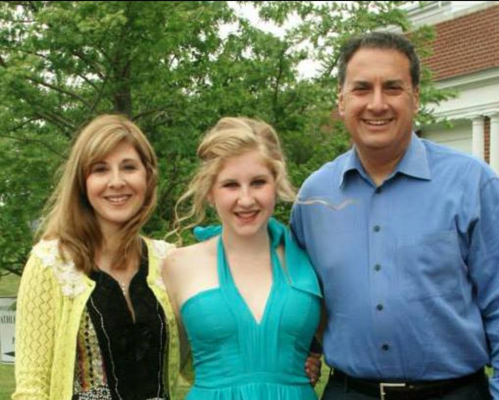 The Cartellones--jennifer, rebecca, and joe--are photographed together.