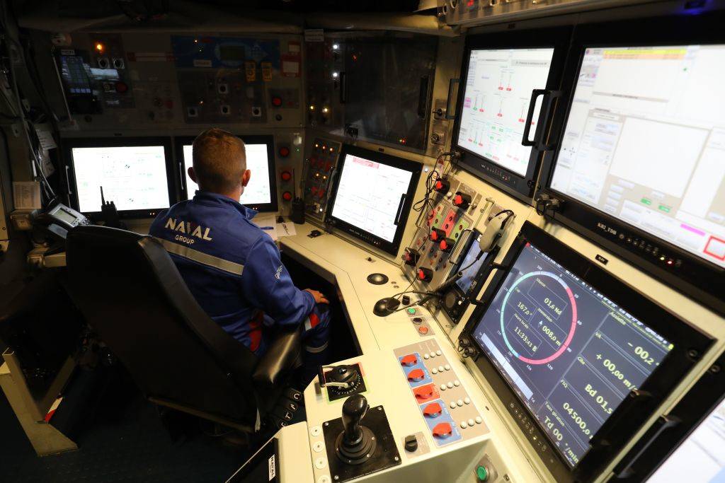 a naval officer navigating a submarine
