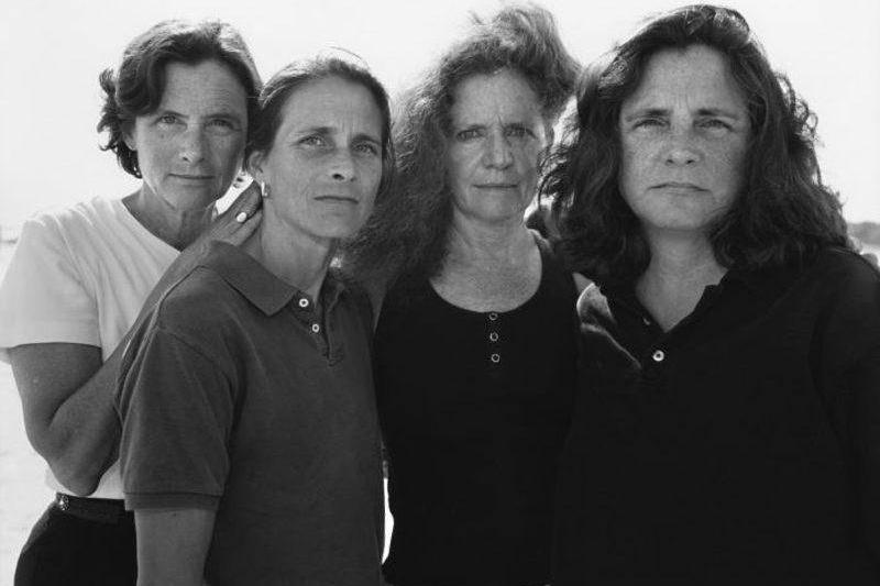 brown sisters in polo shirts 2002