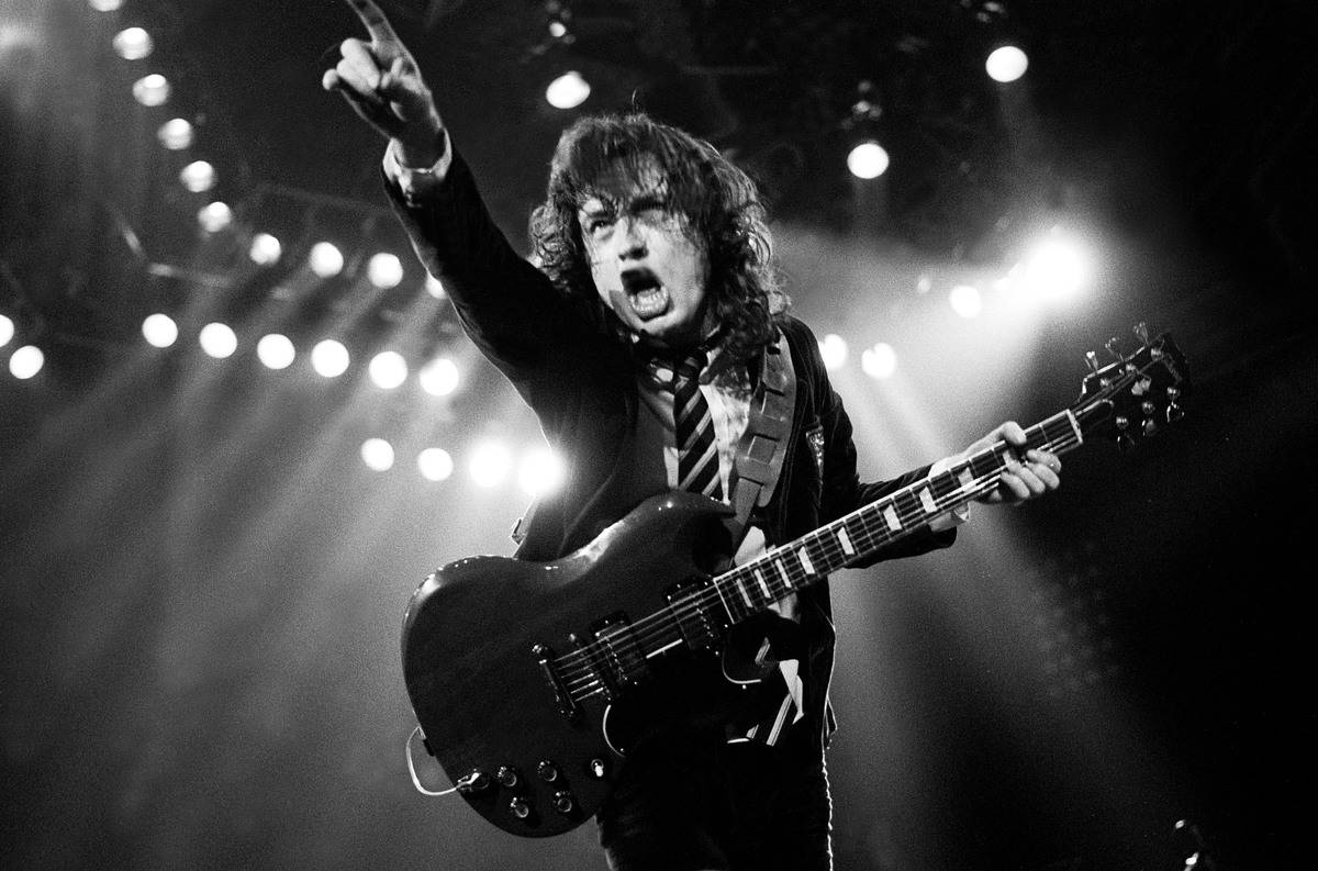 AC/DC in Concert at Aragon Ballroom in Chicago - October 19, 1979